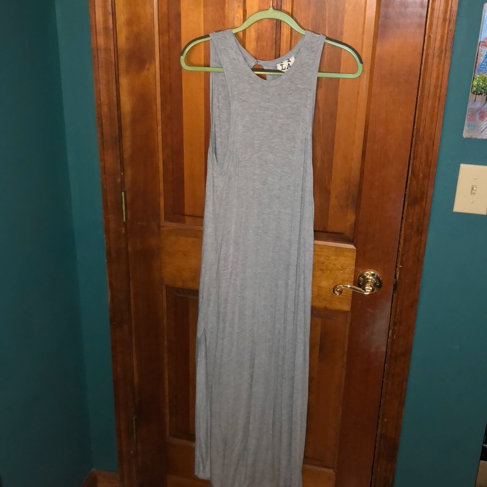 Gray Maxi Dress